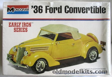 Monogram 1/24 1936 Ford Convertible - Early Iron Series, 7570 plastic model kit